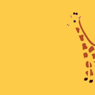 Giraffe cartoon wallpaper
