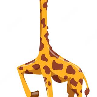 Giraffe cartoon wallpaper