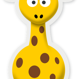 Giraffe cartoon wallpaper