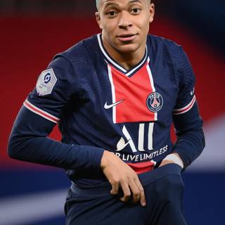 Kylian Mbappe celebration 4k wallpaper
