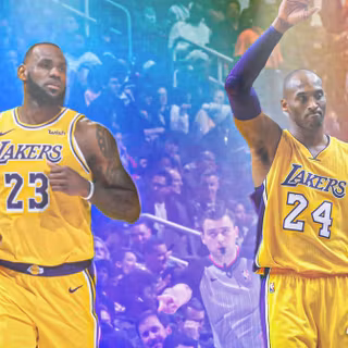 Kobe Bryant and Lebron James wallpaper