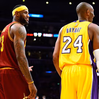 Kobe Bryant and Lebron James wallpaper