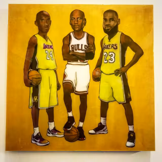 Kobe Bryant and Lebron James wallpaper