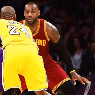 Kobe Bryant and Lebron James wallpaper