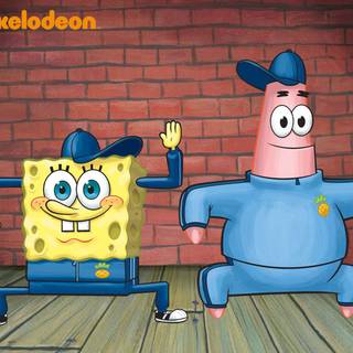 Matching Spongebob and Patrick wallpaper