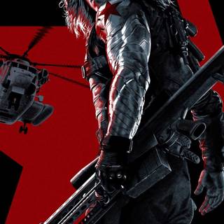 The Winter Soldier iPhone wallpaper