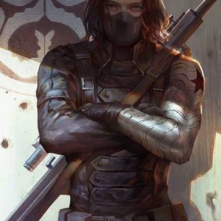 The Winter Soldier iPhone wallpaper