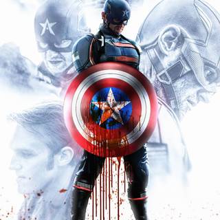 Winter Soldier logo iPhone wallpaper