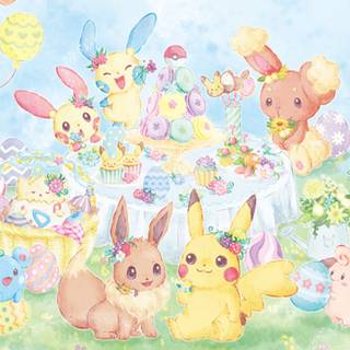 Easter Eevee wallpaper