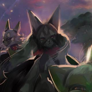 Meowscarada wallpaper