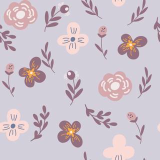 Boho flowers wallpaper