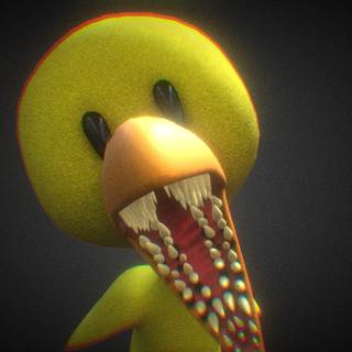 Yellow Rainbow Friends wallpaper