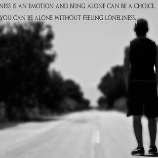 Being alone wallpaper