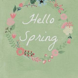 Spring welcome wallpaper
