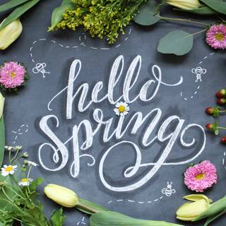 Spring welcome wallpaper