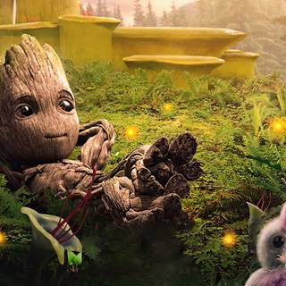 Baby Groot PC wallpaper