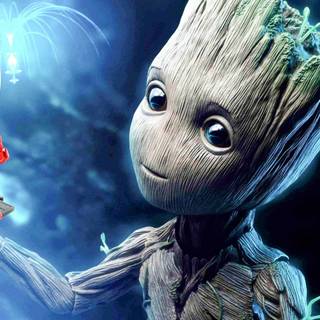 Baby Groot PC wallpaper