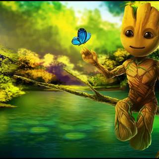 Baby Groot PC wallpaper