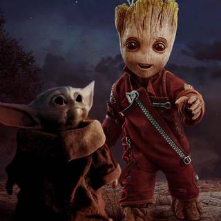 Baby Groot PC wallpaper