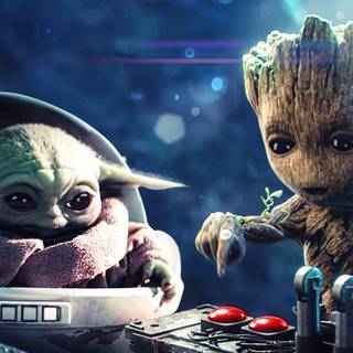 Baby Groot PC wallpaper