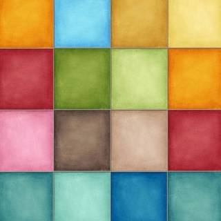 Colour block wallpaper