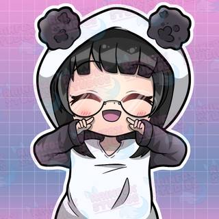 Anime panda girl wallpaper