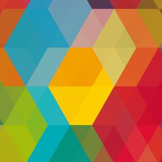 Colour block wallpaper