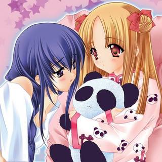 Anime panda girl wallpaper