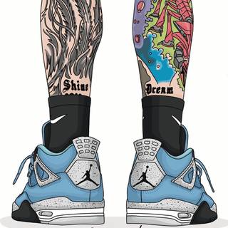 Drip clothes wallpaper