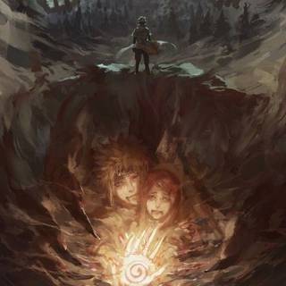 Dark Minato wallpaper