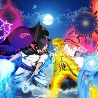 Purple Naruto 4k desktop wallpaper