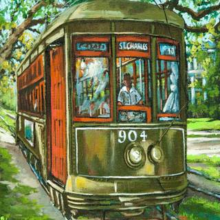 St. Charles Streetcar wallpaper