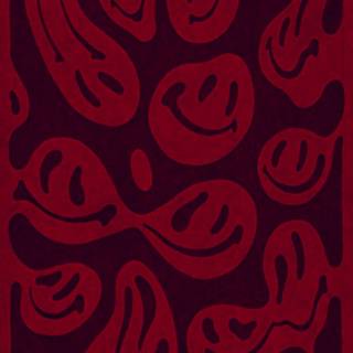 Red smile wallpaper