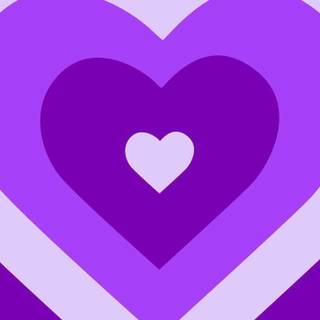 Purple hearts aesthetic wallpaper