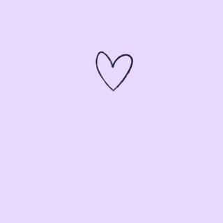 Purple hearts aesthetic wallpaper