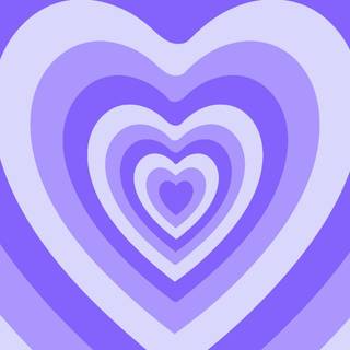 Purple hearts aesthetic wallpaper