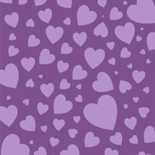 Purple hearts aesthetic wallpaper