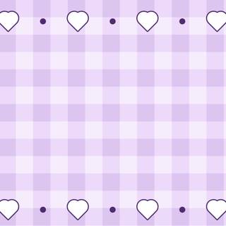 Purple hearts aesthetic wallpaper