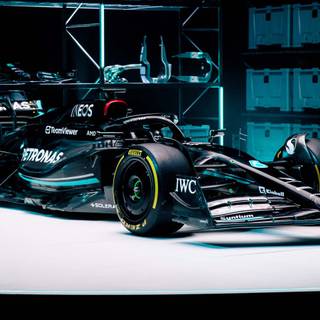 George Russell 2023 F1 car wallpaper