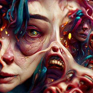 Split personality wallpaper