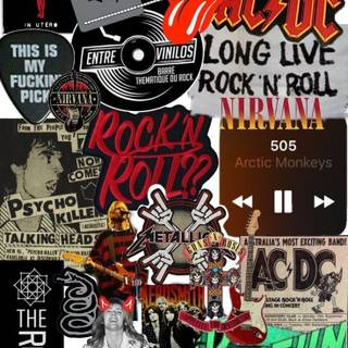 Rock poster wallpaper