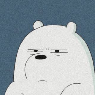 Winter bear cartoon wallpaper