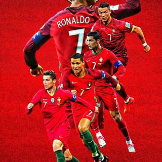 Ronaldo 2023 art wallpaper