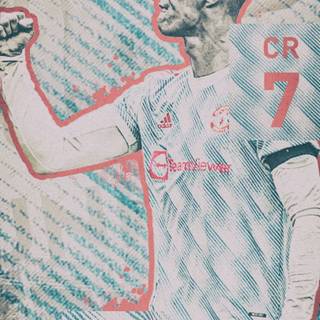 Ronaldo 2023 art wallpaper