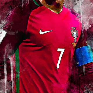 Ronaldo 2023 art wallpaper