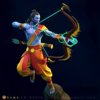 Lord Ram 3D wallpaper