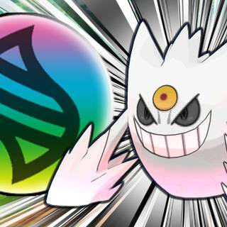 Shiny Mega Gengar wallpaper