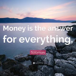 Money is everything wallpaper