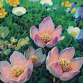 Studio Ghibli spring 4k wallpaper