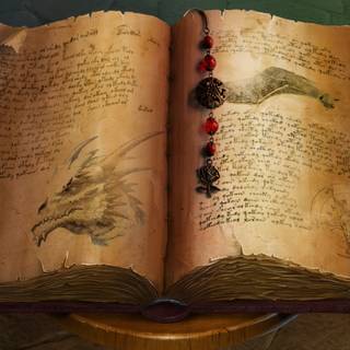 Spellbook wallpaper